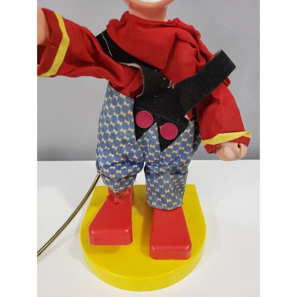 Vintage 1975 Durham Industries Dancing Clown Bell Made in Hong‎ Kong 9" - Picture 5 of 9